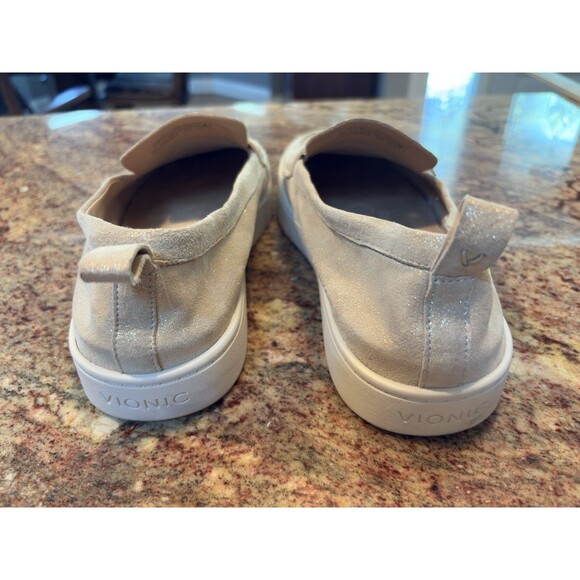 VIONIC Chantel Penny Loafer Women's 9.5 W Sand Suede Slip-On Sneaker RT$130 - Picture 9 of 12